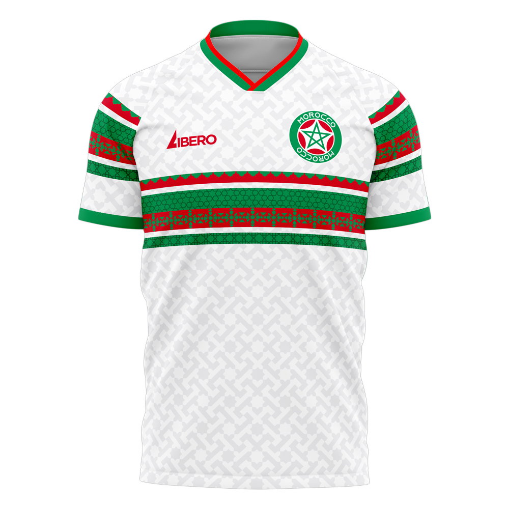Morocco 2026-2027 Away Concept Kit (Libero) Kids Short Sleeve