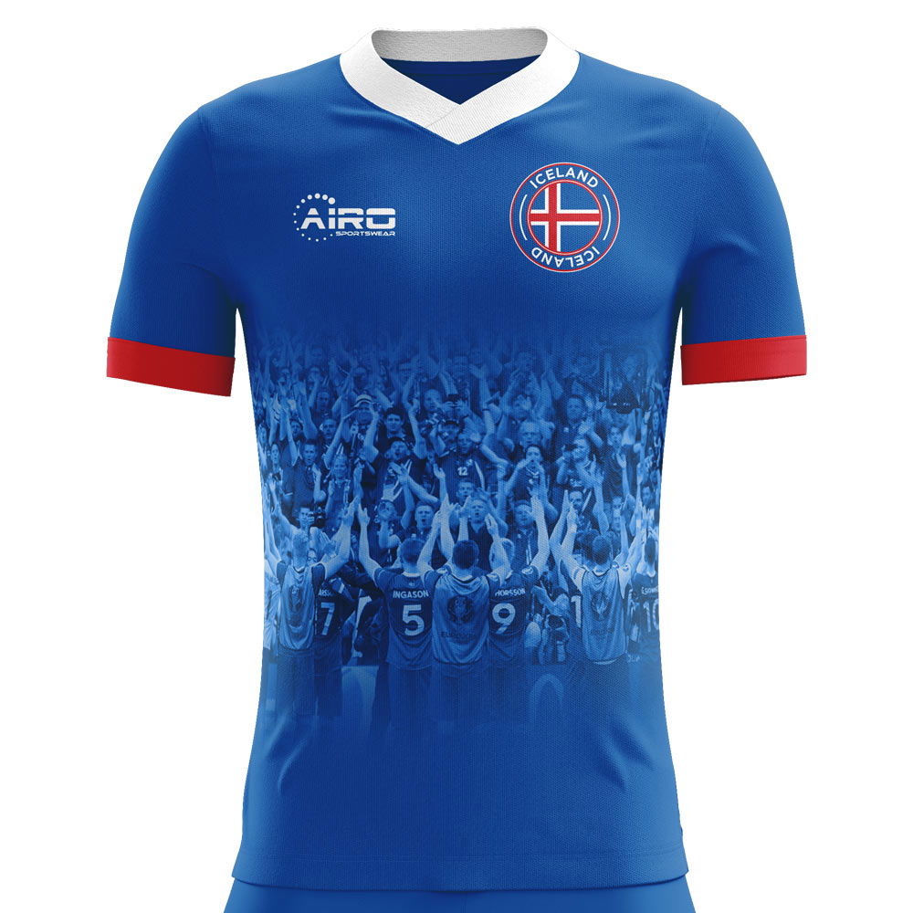 2025-2026 Iceland Supporters Home Concept Football Shirt