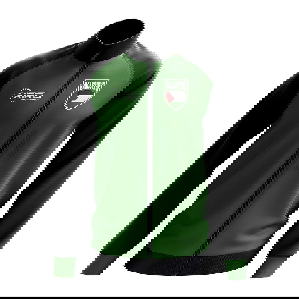Palestine Concept Football Track Jacket (Green) - Kids