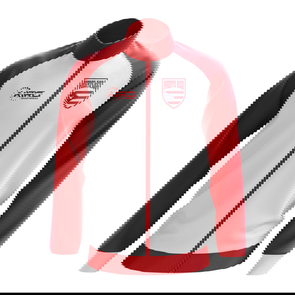 Puerto Rico Concept Football Track Jacket (White) - Kids