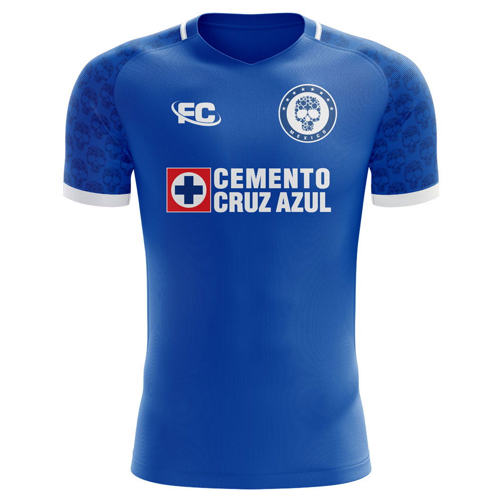 2018 2019 Cruz Azul Fans Culture Home Concept Shirt CRUZAZULHFC Uksoccershop