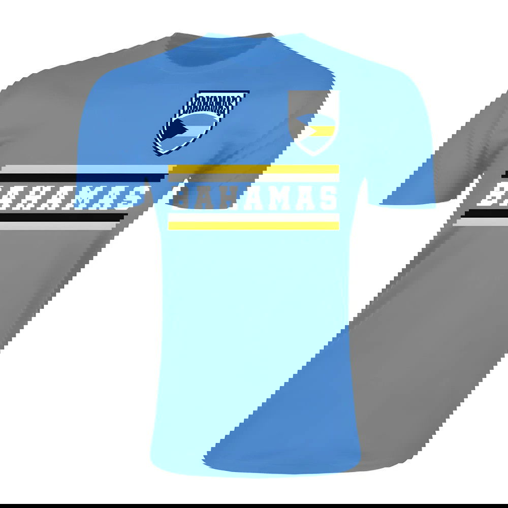 Bahamas Core Football Country T-Shirt (Sky)