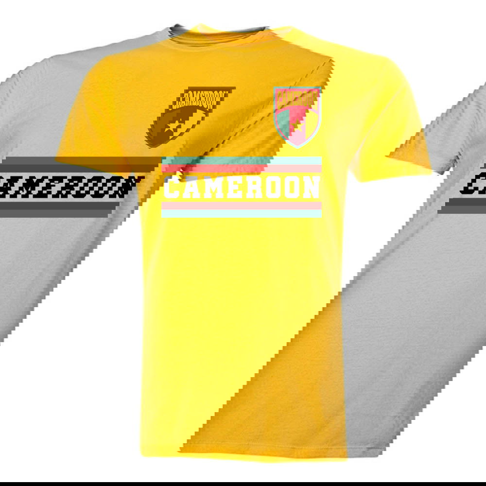 Cameroon Core Football Country T-Shirt (Yellow)