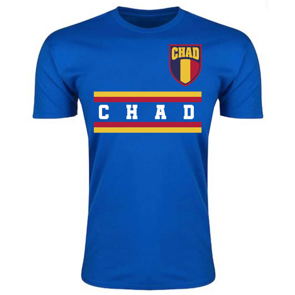 Chad Core Football Country T-Shirt (Blue)