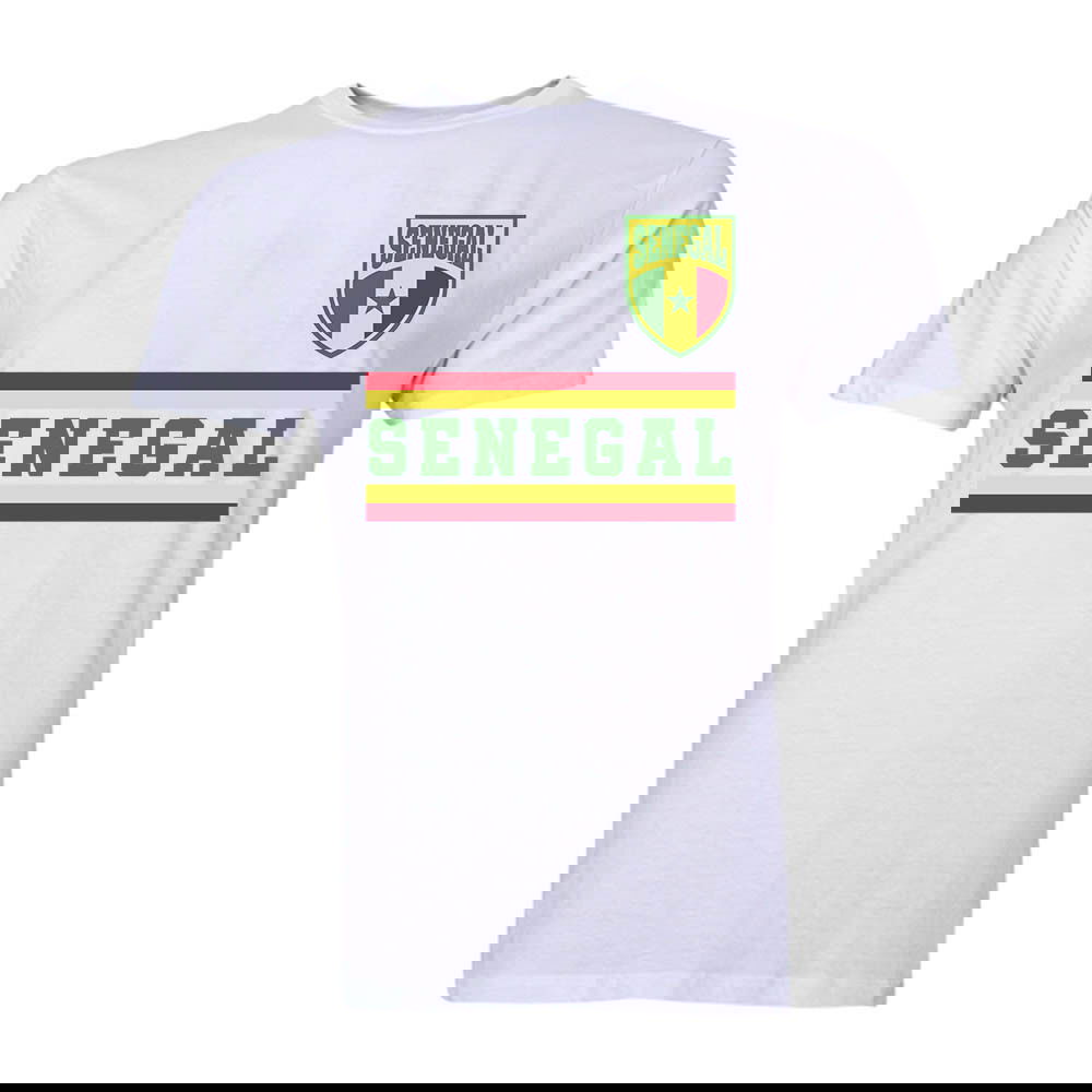 Senegal Core Football Country T-Shirt (White)