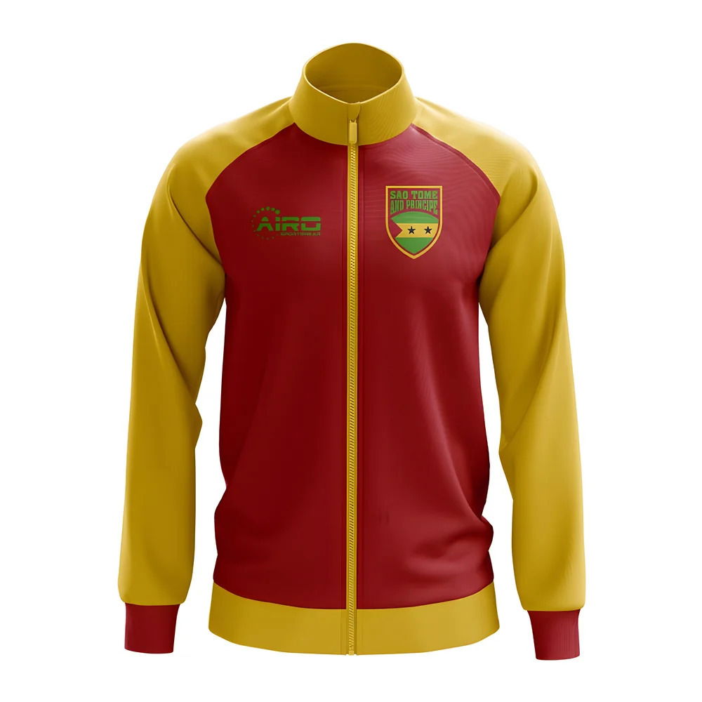 Sao Tome and Principe Concept Football Track Jacket (Red)