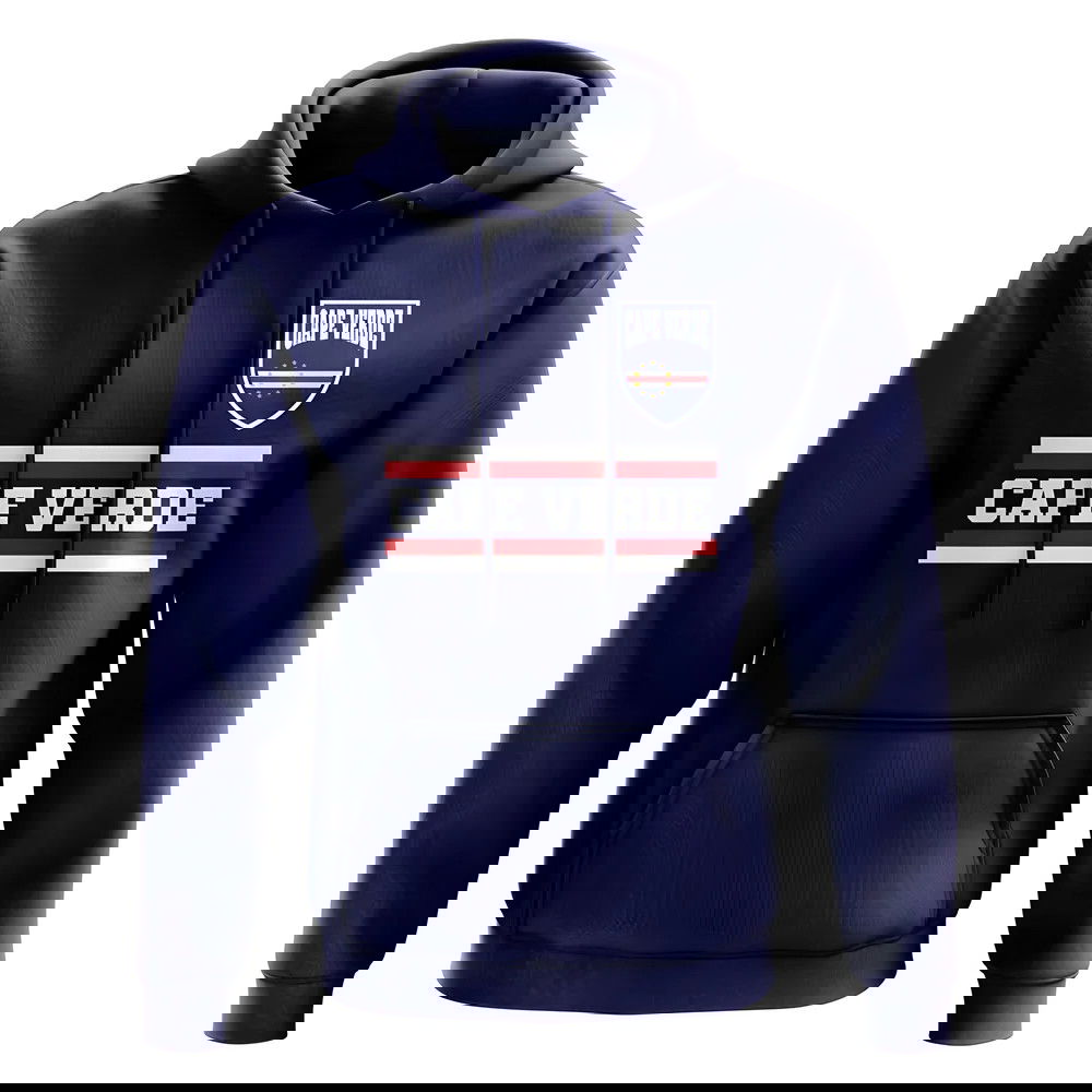 Cape Verde Core Football Country Hoody (Navy)