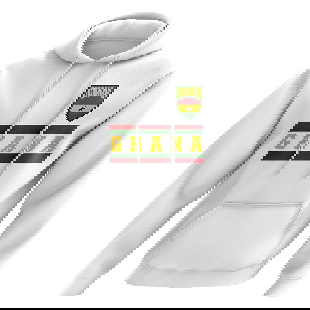 Ghana Core Football Country Hoody (White)