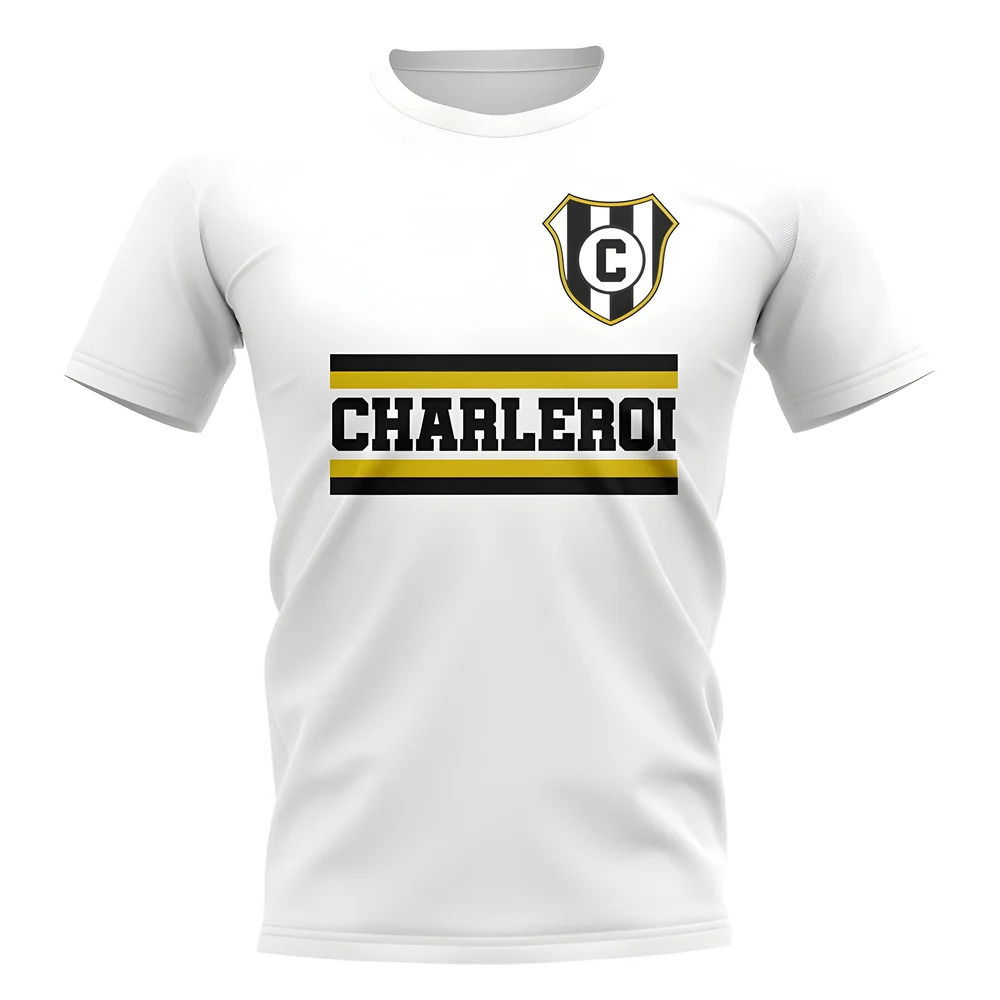 Royal Charleroi Sporting Club Core Football Club T-Shirt (White)