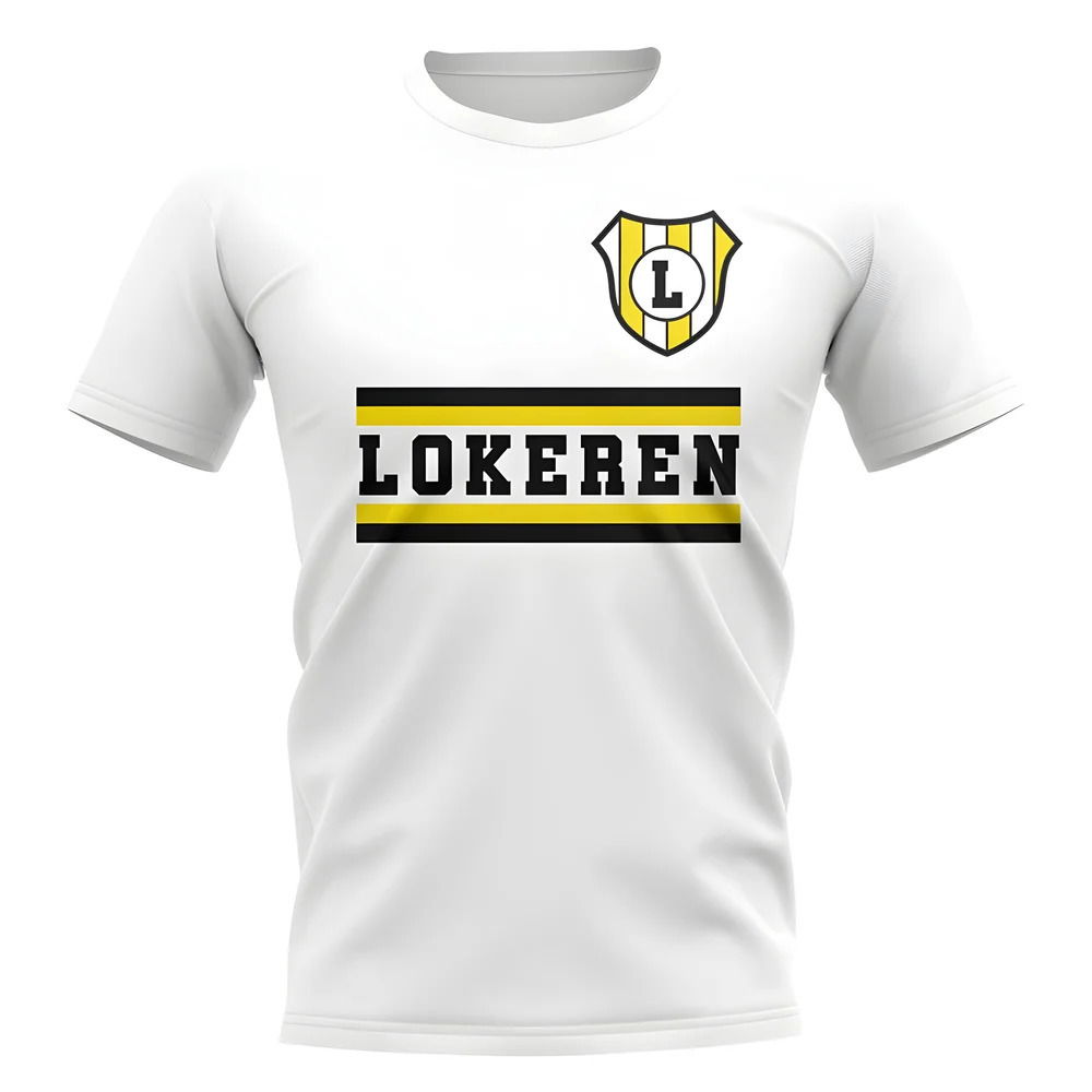 Lokeren Oost-Vlaanderen Core Football Club T-Shirt (White)