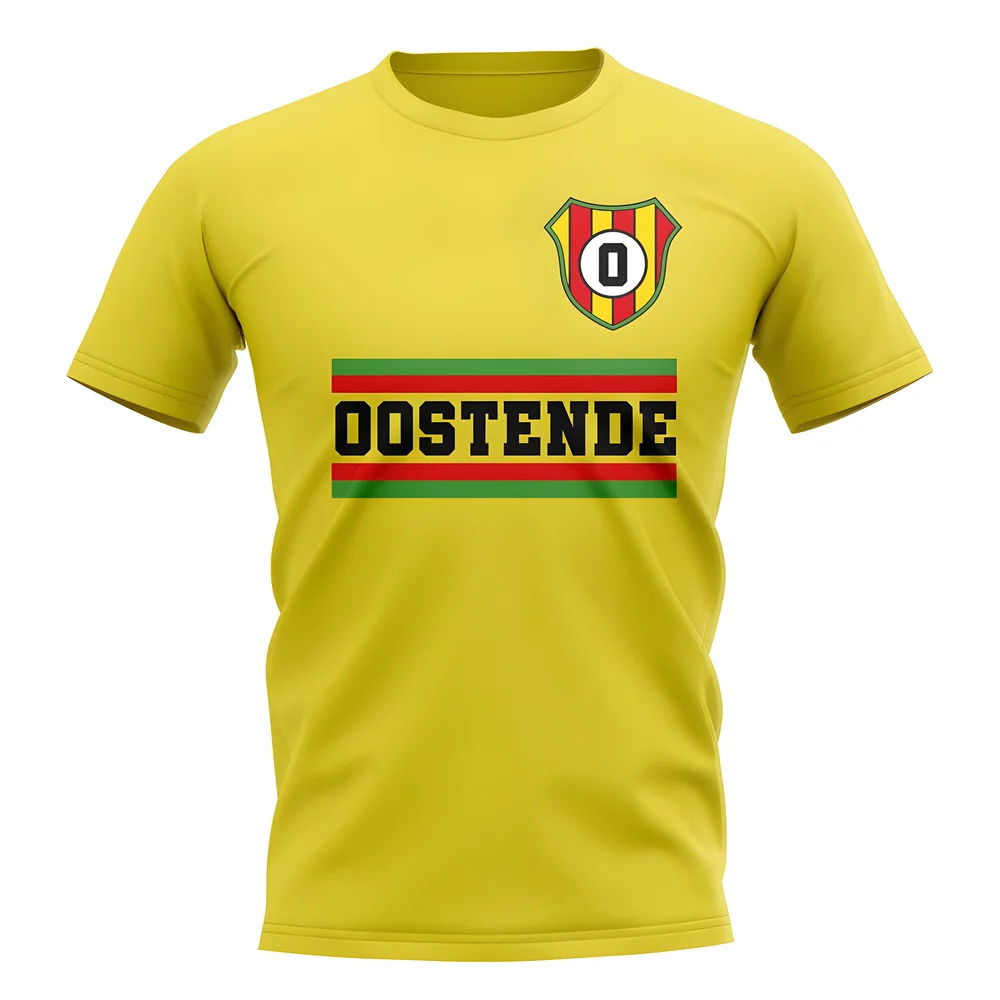 Oostende Core Football Club T-Shirt (Yellow)