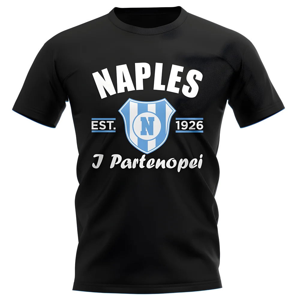 Napoli Established Football T-Shirt (Black)