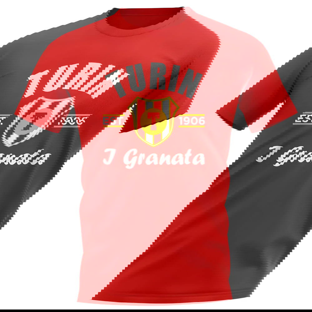 Torino Established Football T-Shirt (Red)