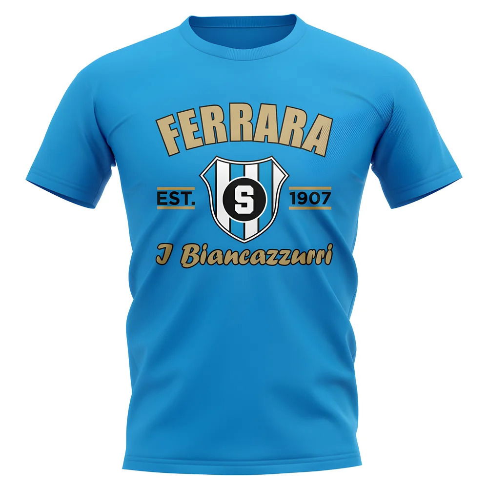 Spal Established Football T-Shirt (Sky Blue)