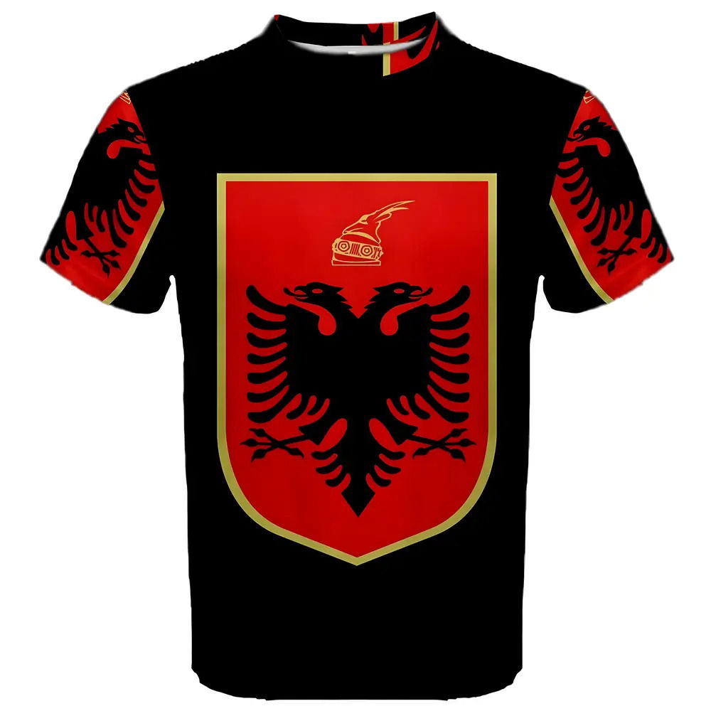 Albania Coat of Arms Sublimated Sports Jersey - Kids