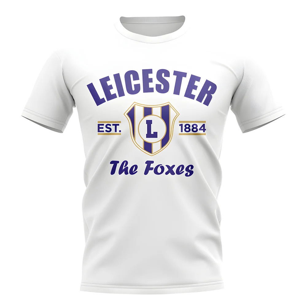 Leicester Established Football T-Shirt (White)