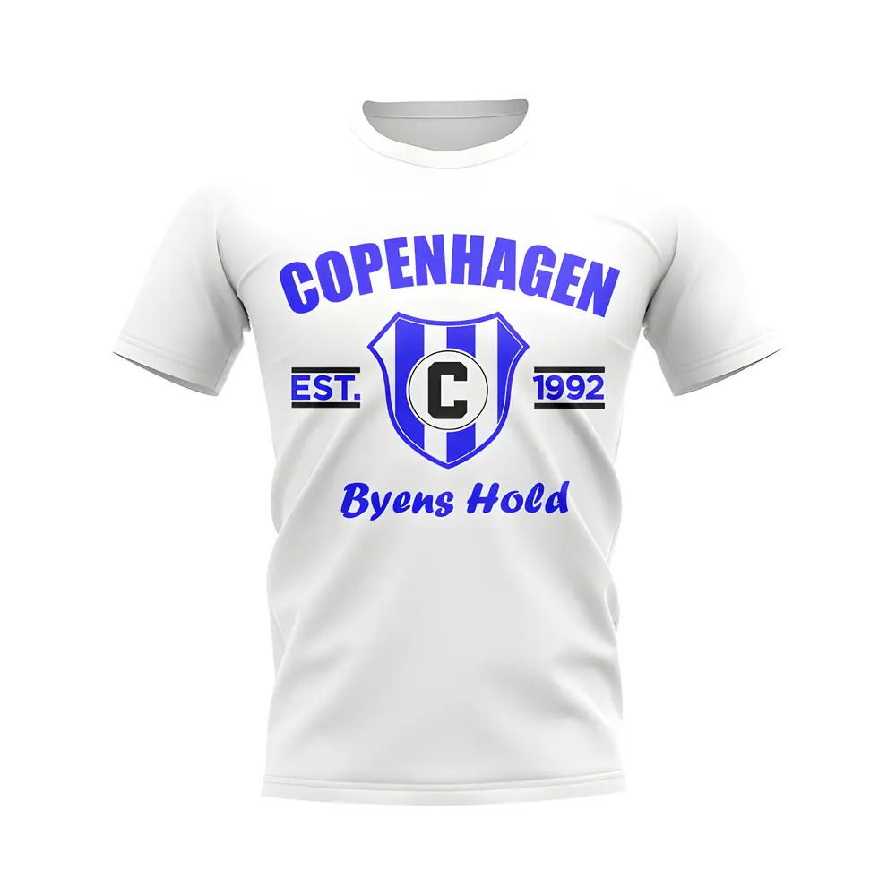 Copenhagen Established Football T-Shirt (White)