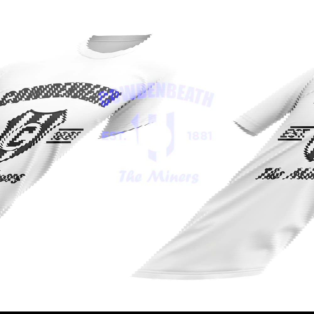 Cowdenbeath Established Football T-Shirt (White)