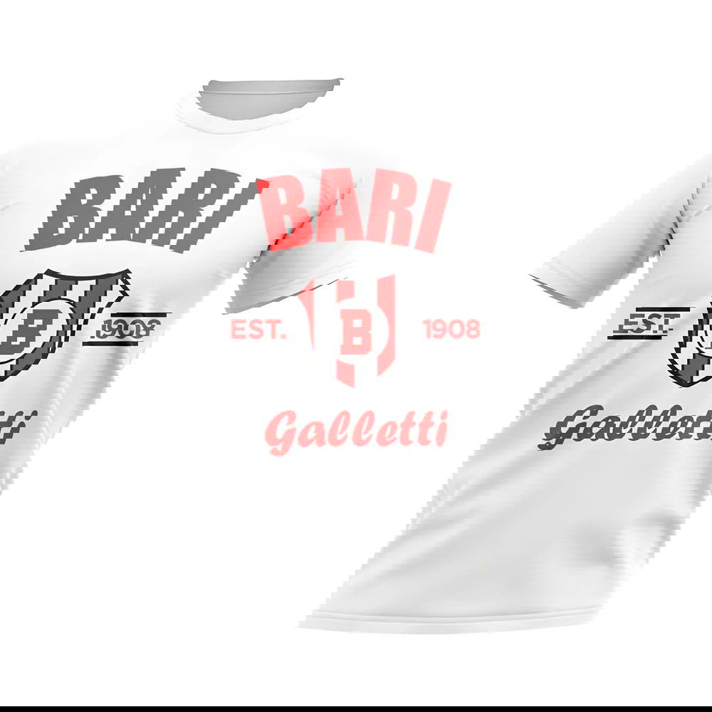Bari Established Football T-Shirt (White)