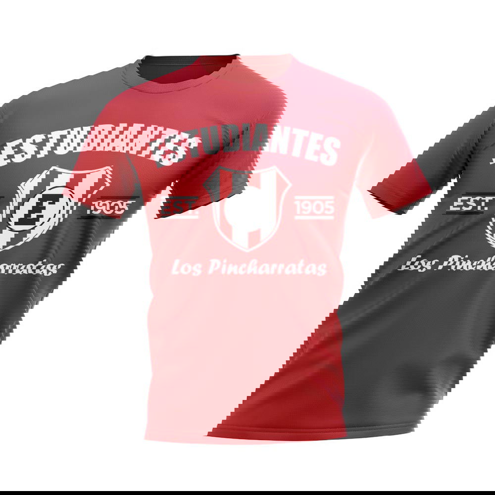 Estudiantes de la Plata Established Football T-Shirt (Red)