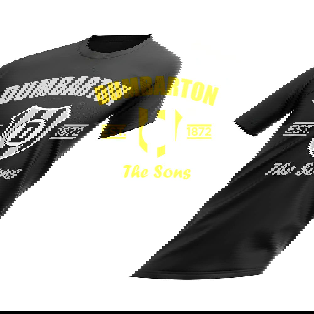 Dumbarton Established Football T-Shirt (Black)