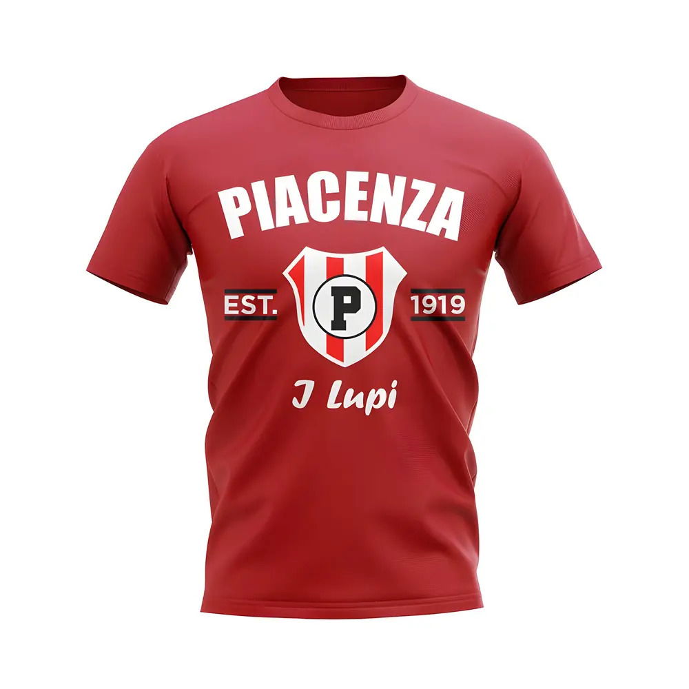 Piacenza Established Football T-Shirt (Red)