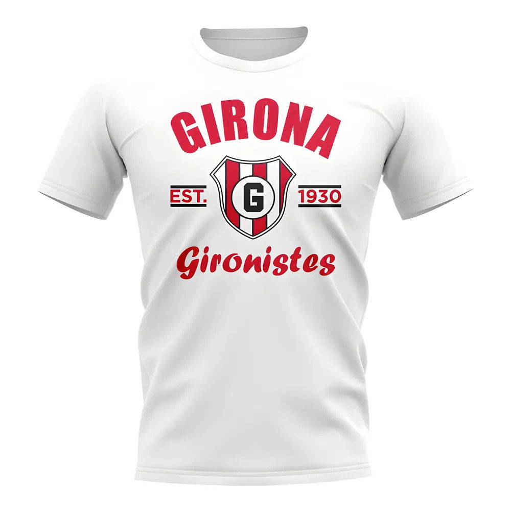 Girona Established Football T-Shirt (White)