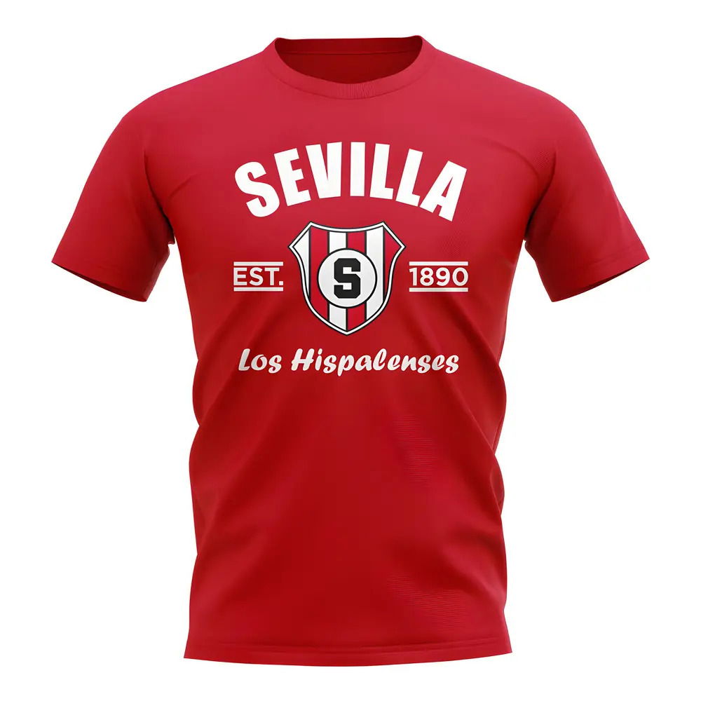 Seville Established Football T-Shirt (Red)