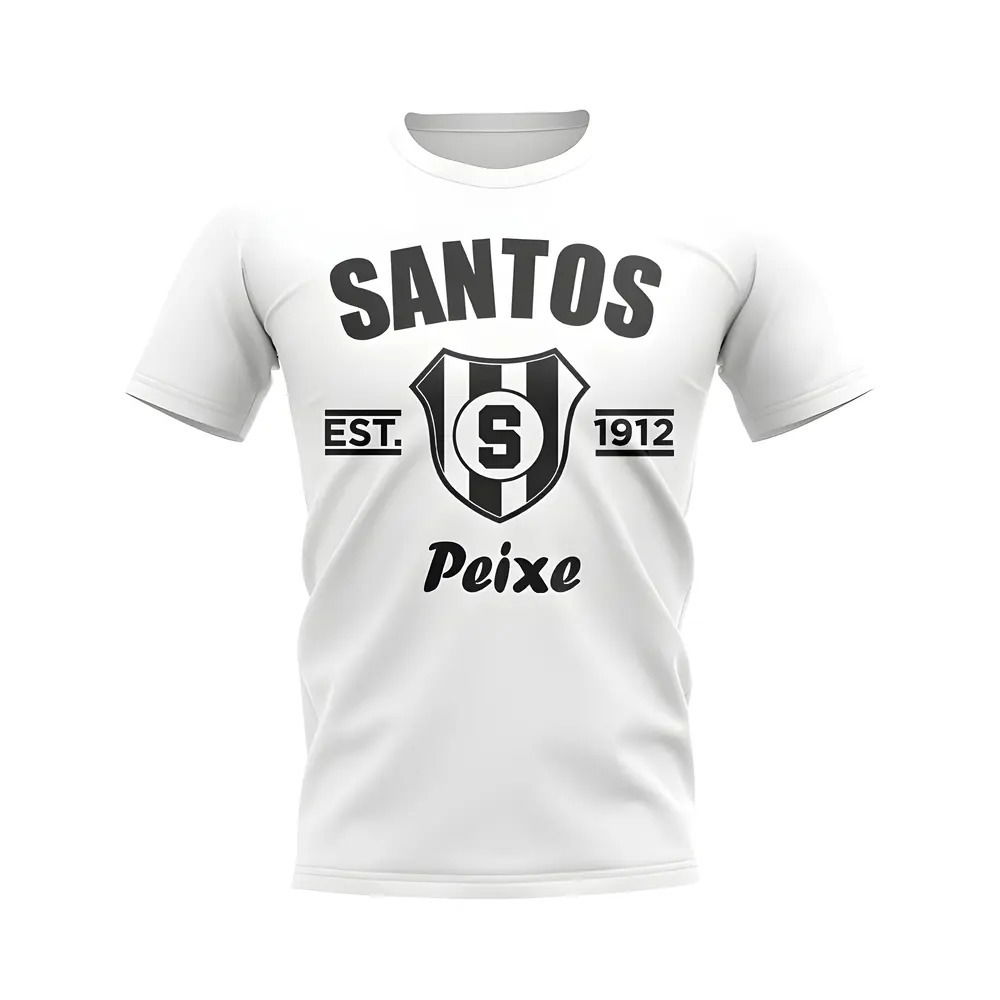 Santos Established Football T-Shirt (White)