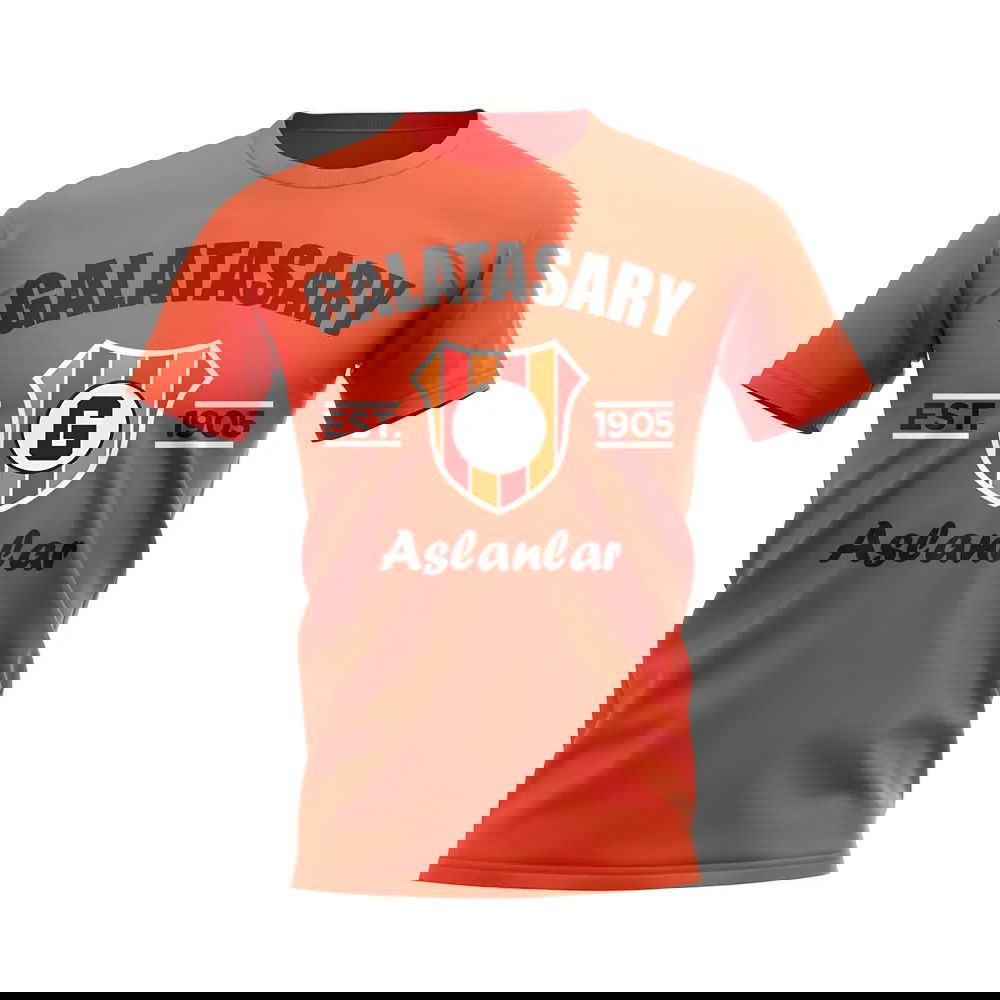 Galatasaray Established Football T-Shirt (Orange)
