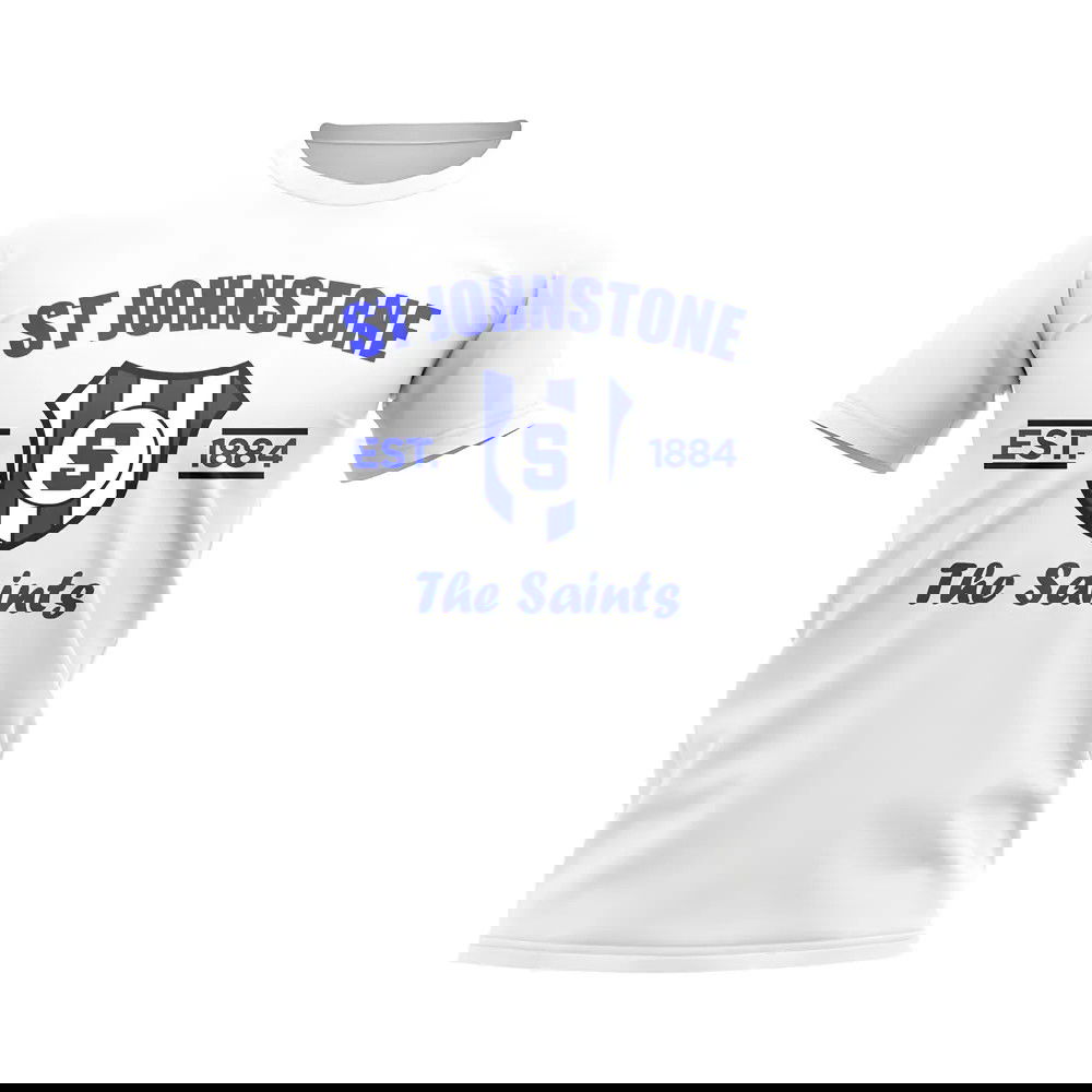St Johnstone Established Football T-Shirt (White)