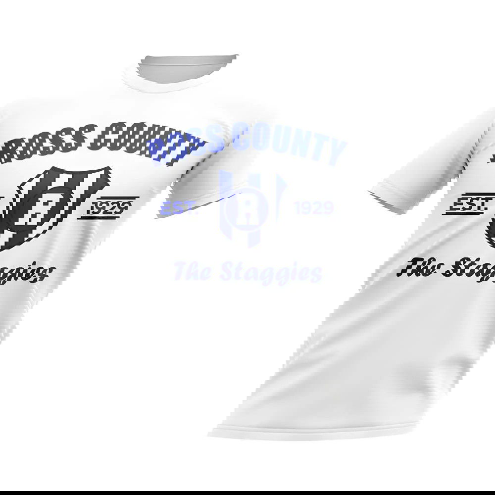 Ross County Established Football T-Shirt (White)