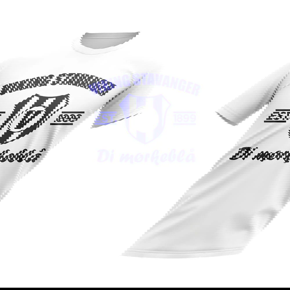 Viking Stavanger Established Football T-Shirt (White)