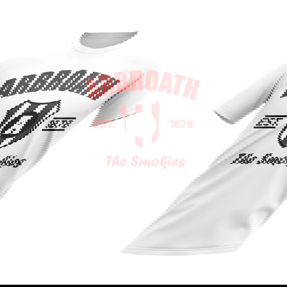 Arbroath Established Football T-Shirt (White)