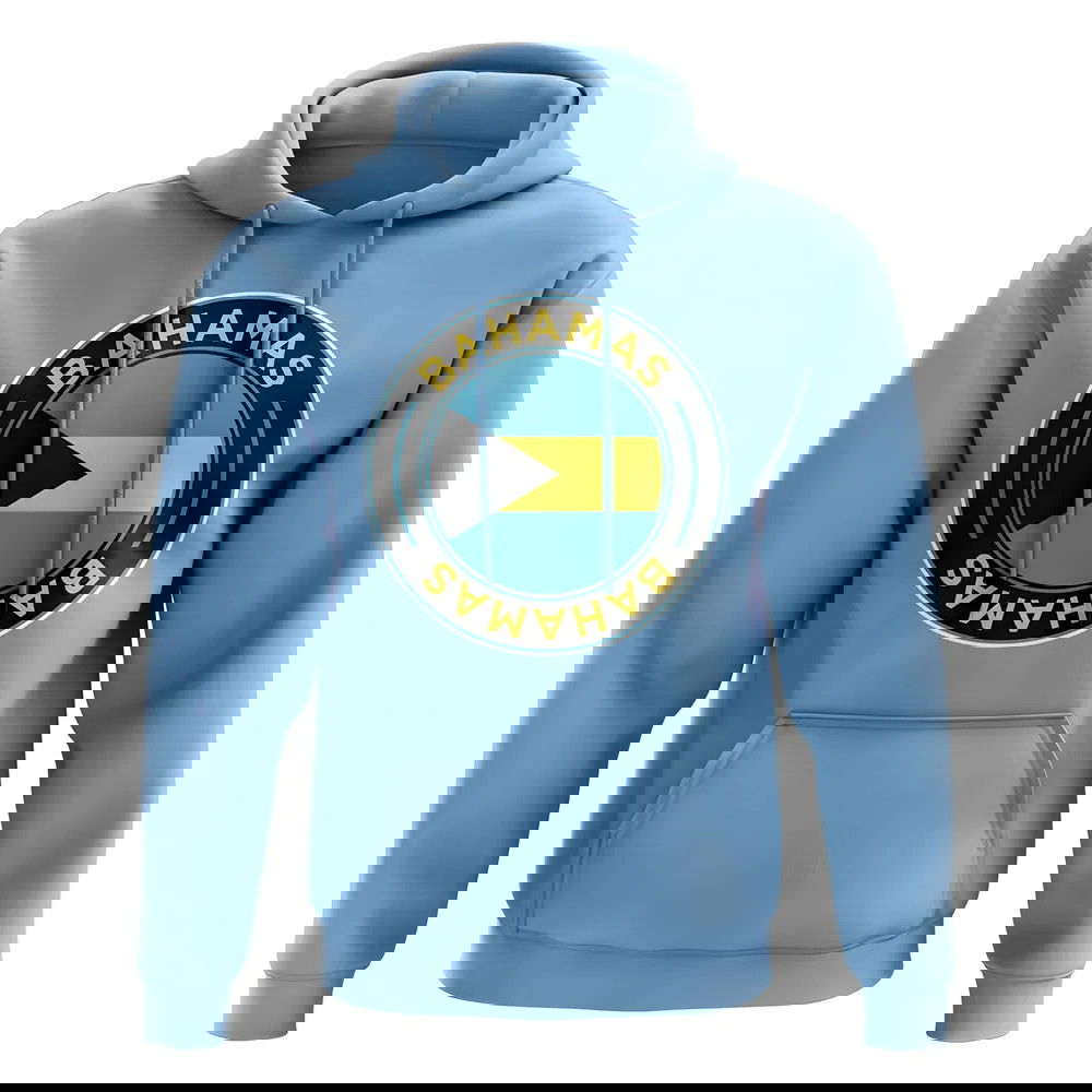 Bahamas Football Badge Hoodie (Sky)