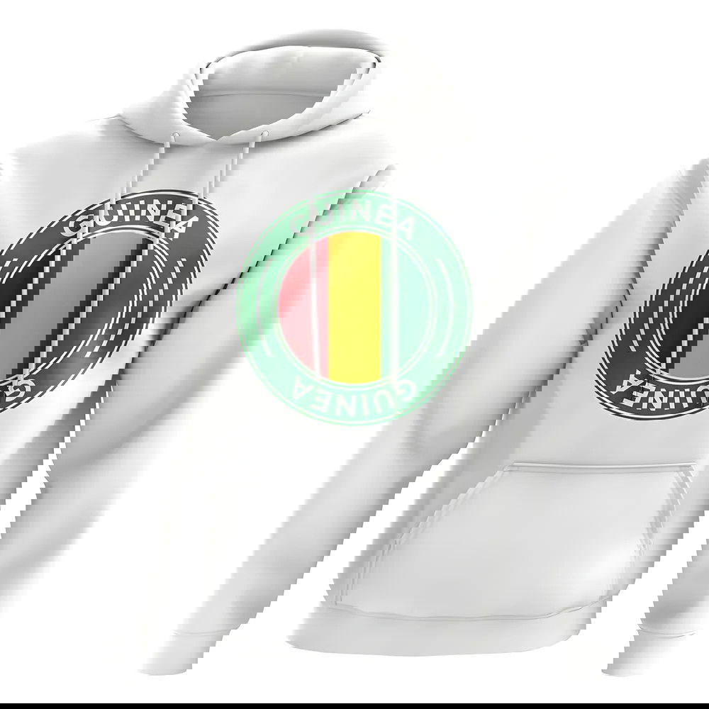 Guinea Football Badge Hoodie (White)