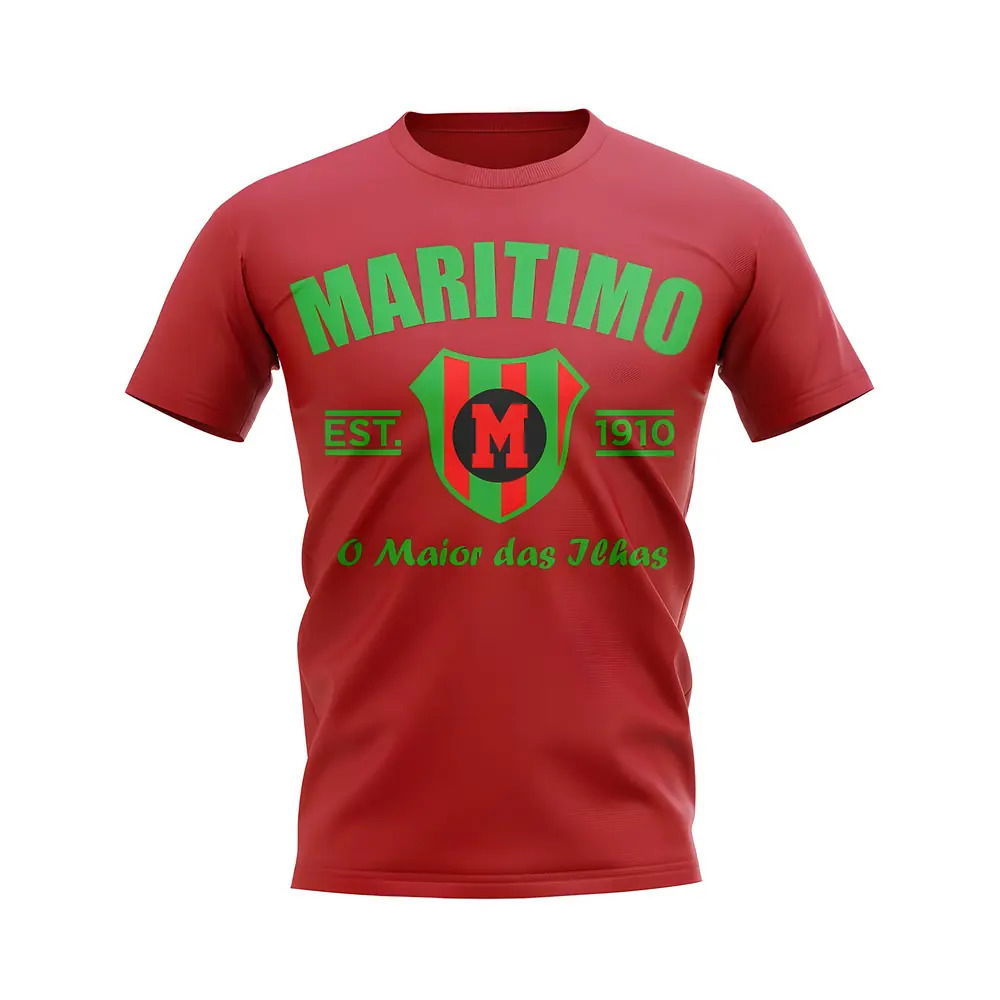 Maritimo Established Football T-Shirt (Red)