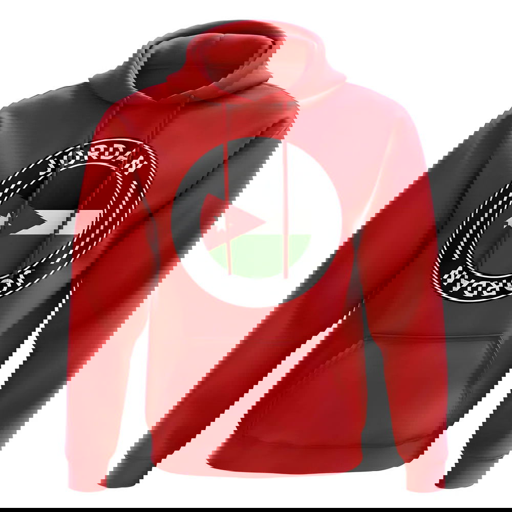 Jordan Football Badge Hoodie (Red)