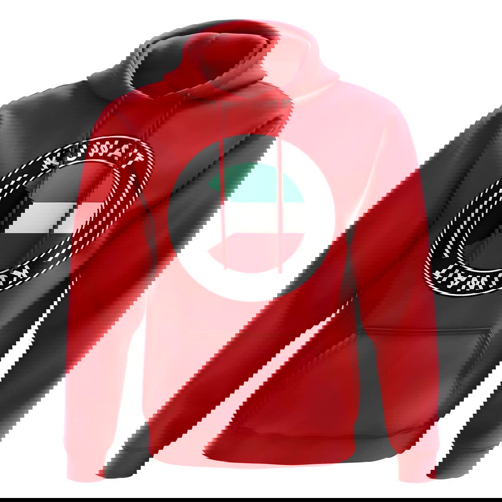 Kuwait Football Badge Hoodie (Red)