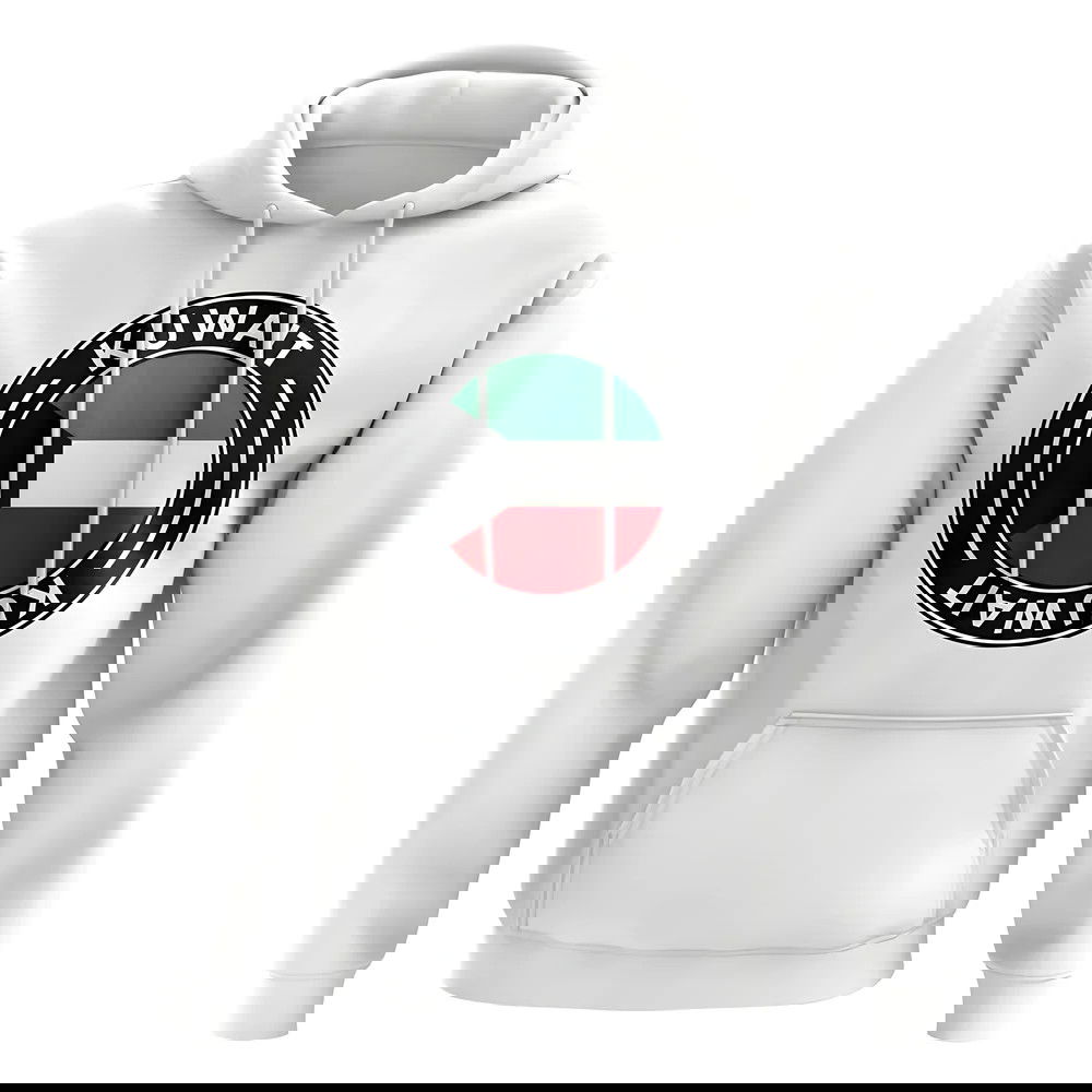 Kuwait Football Badge Hoodie (White)