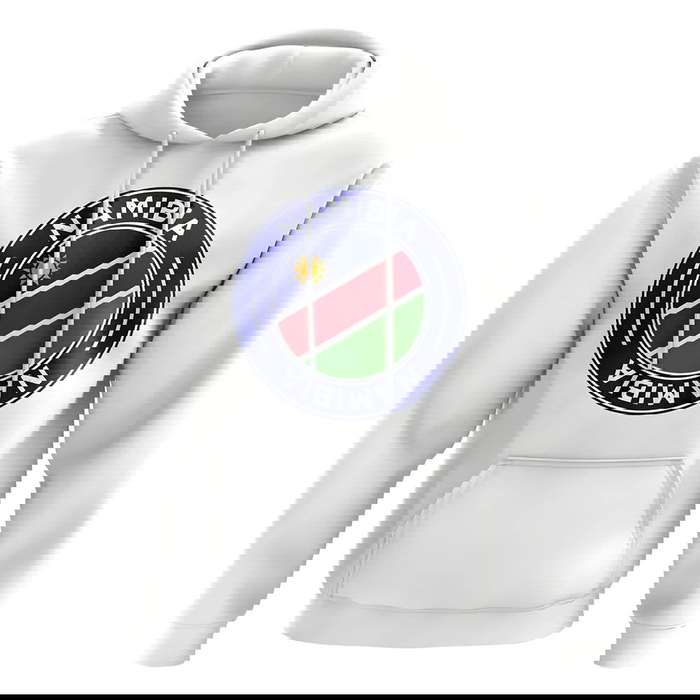 Namibia Football Badge Hoodie (White)