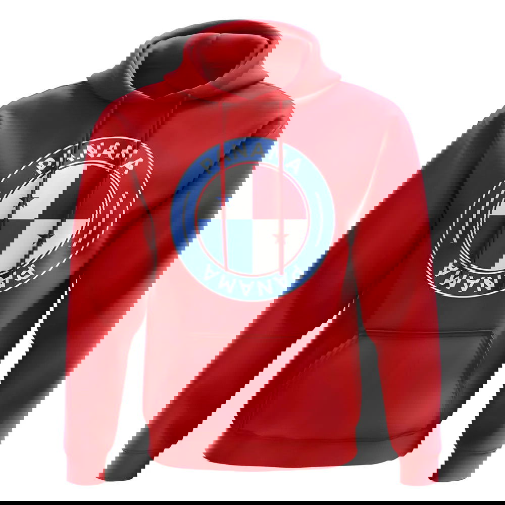 Panama Football Badge Hoodie (Red)