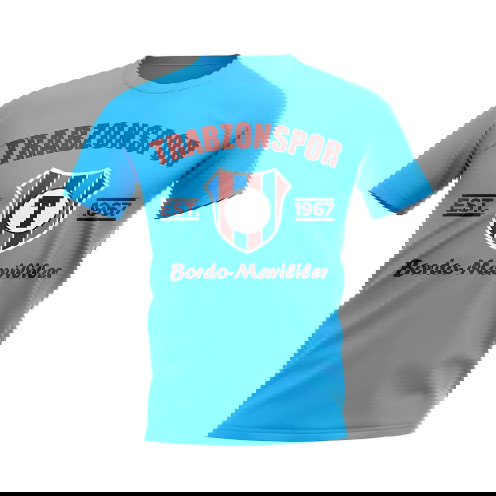 Trabzonspor Established Football T-Shirt (Sky Blue)