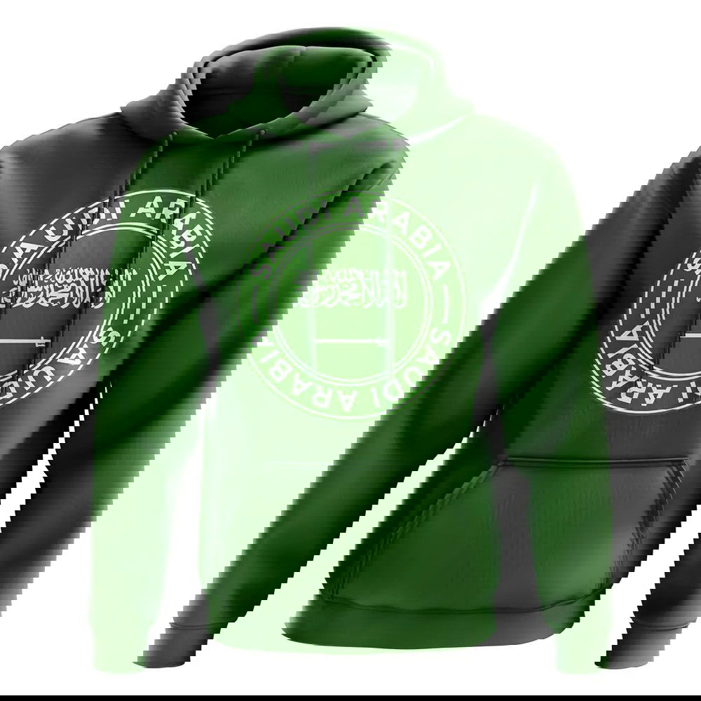 Saudi Arabia Football Badge Hoodie (Green)