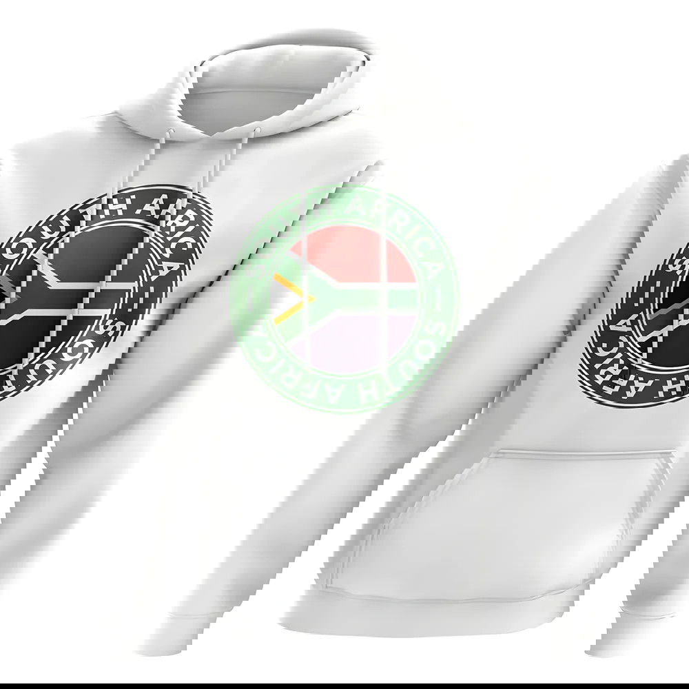 South Africa Football Badge Hoodie (White)