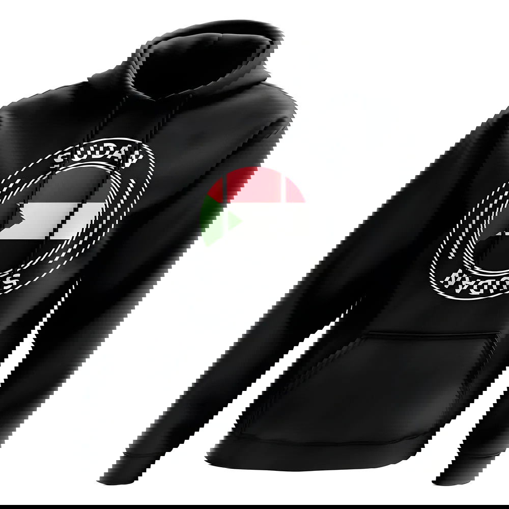 Sudan Football Badge Hoodie (Black)