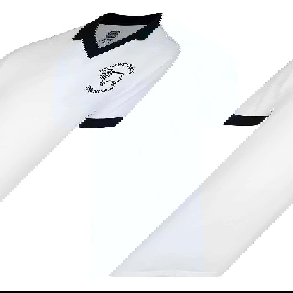 Score Draw Derby County 1975 Charity Shield Retro Football Shirt