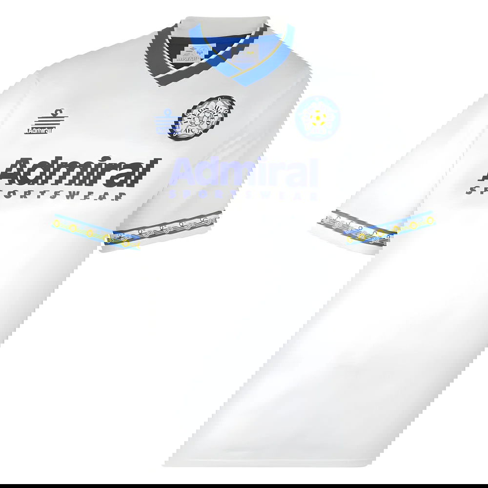 Score Draw Leeds United 1993 Admiral Retro Football Shirt