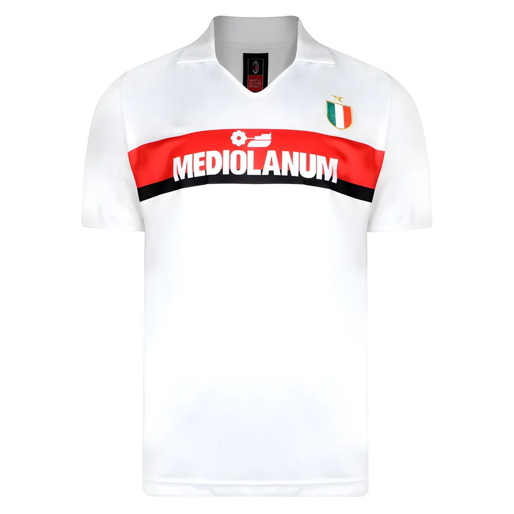 Score Draw Ac Milan 1988 Away Retro Football Shirt