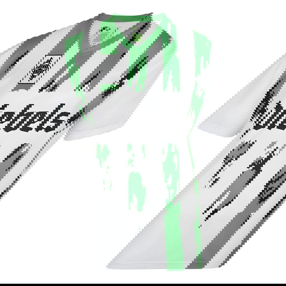 Score Draw Borussia Moenchengladbach 1995 Pokal Finale Retro Football Shirt